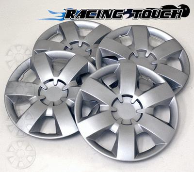 #226 replacement 14" inches metallic silver hubcaps 4pcs set hub cap wheel cover