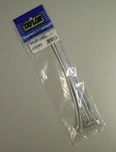 Taylor 43082 chrome plated tie wraps 8 in. 25/pk.