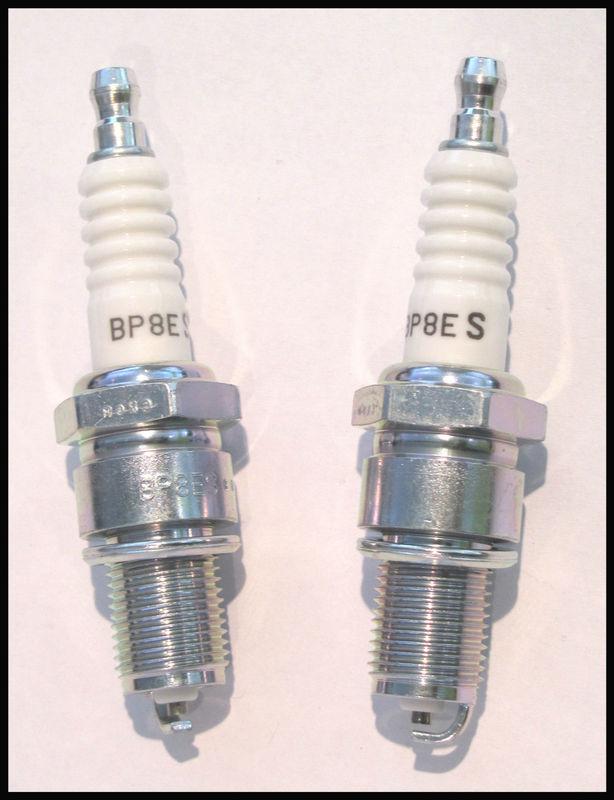 Triumph 120 t140 bonneville bp8es spark plug pair (2)  new, new, new !