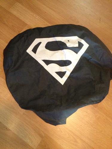 Superman spare tire cover jeep