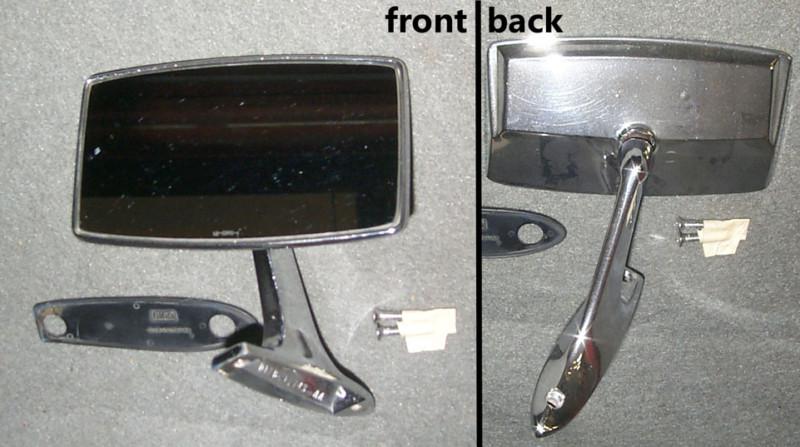 Left/driver door mirror 1971 1972 1973 ford mustang coupe/convertible/fastback