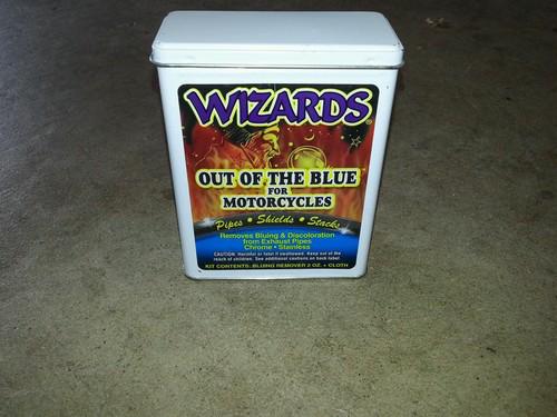 Wizards out of the blue exhaust bluing remover kit 