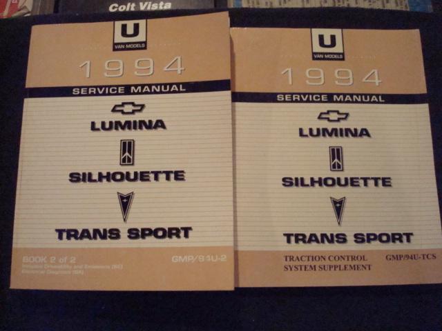 1994 chevrolet lumina/silhoutte/trans sport van shop service repair manual books