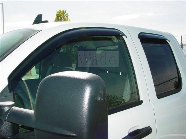 Silverado / sierra extended cab 1999 - 2007 wind vent visor shade rain guard