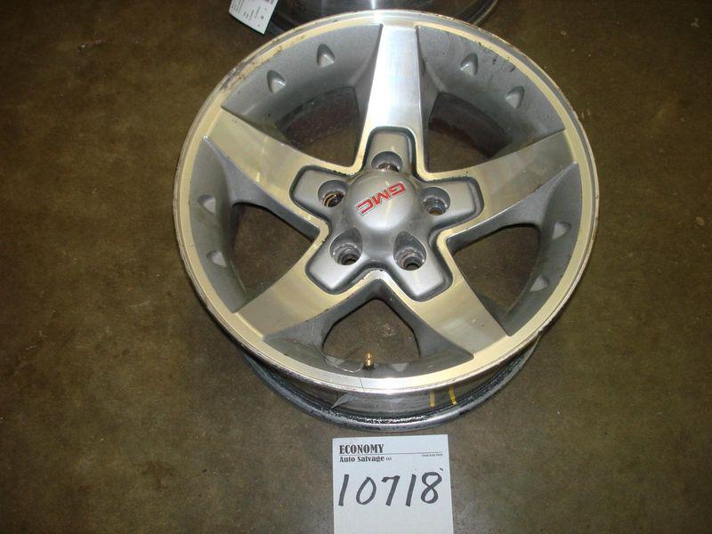 Chevrolet s10/s15/sonoma wheel 4x2, 16x8 (alum), opt n96 01 02 03 04