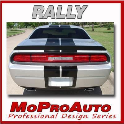 2010 challenger rally racing stripe decal - 3m pro vinyl graphic 854