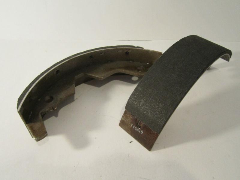 Club car brake shoes 1974-1980 hydraulic brakes-ez-go 8227,1016556,4395-set of 4