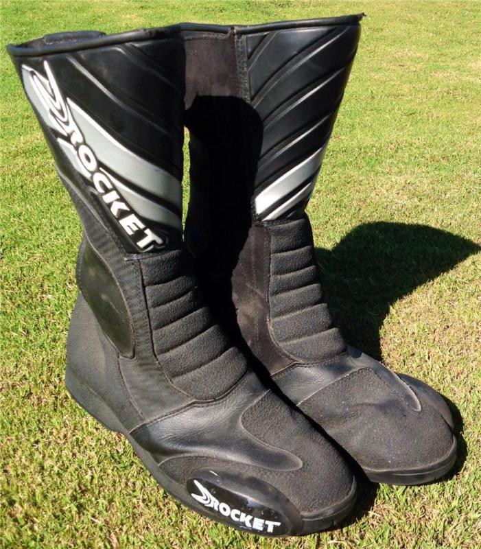 Joe rocket street bike racing motorcycle boots mens size 11, euro size 45!