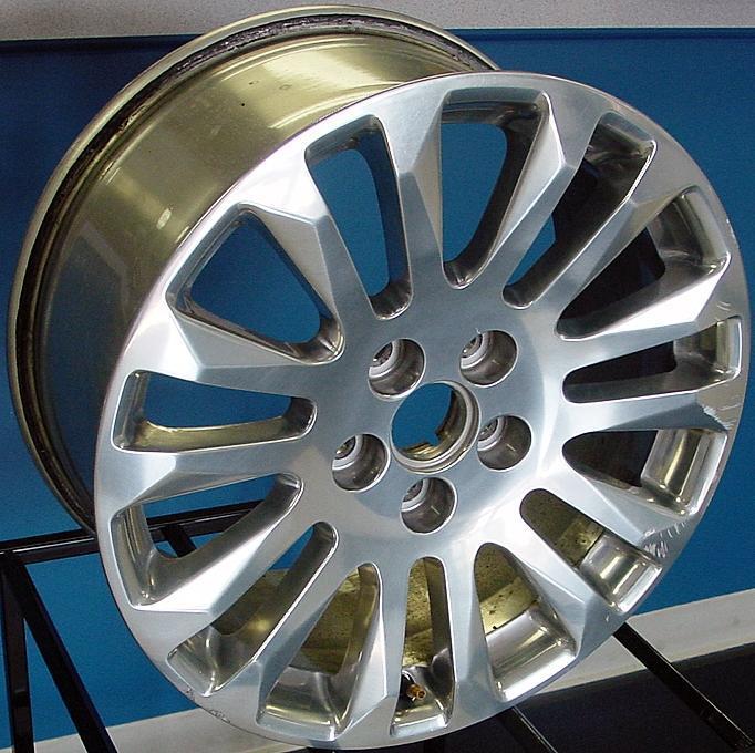 '12 13 cadillac cts 14 spoke 18" polished alloy wheel # 22767437 hollander 4688