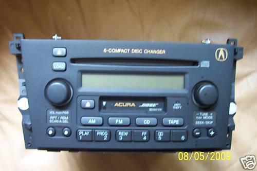 01 - acura - cl - radio cass 6cd changer (bose)