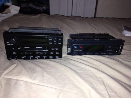 1999 lincoln navigator air conditioning control and cassette stereo player