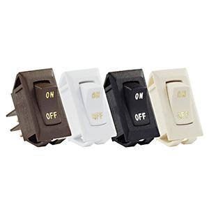 Jr products 12 volt white/gold on/off 5 pack 12581-5