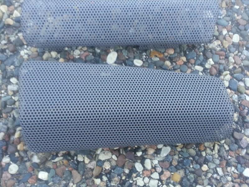 93-98 jeep grand cherokee 4d dash tweeter cover grill gray 