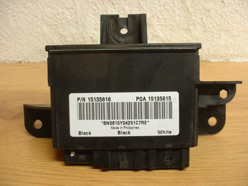 Buy 2005 CHEVROLET TRAILBLAZER REAR LIFT GATE CONTROL MODULE 15135616