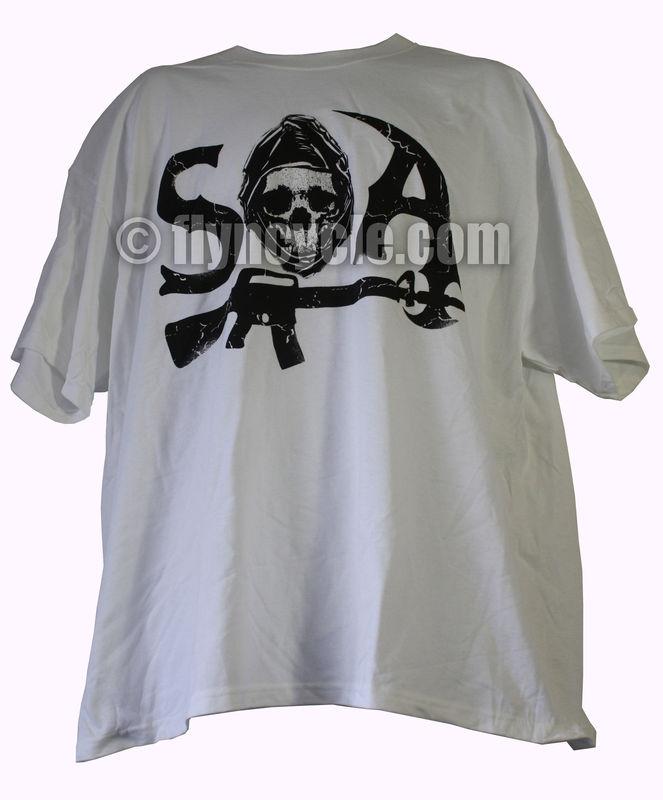 Sons of anarchy samcro soa stacked 2-sided t-shirt tee shirt