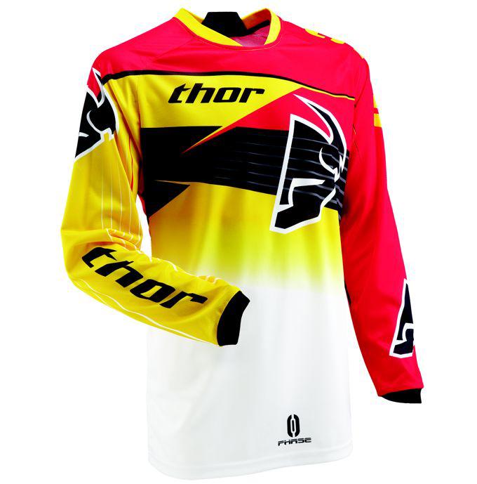 Thor 2013 phase streak yellow mx motorcross atv jersey xxxl 3x-large new