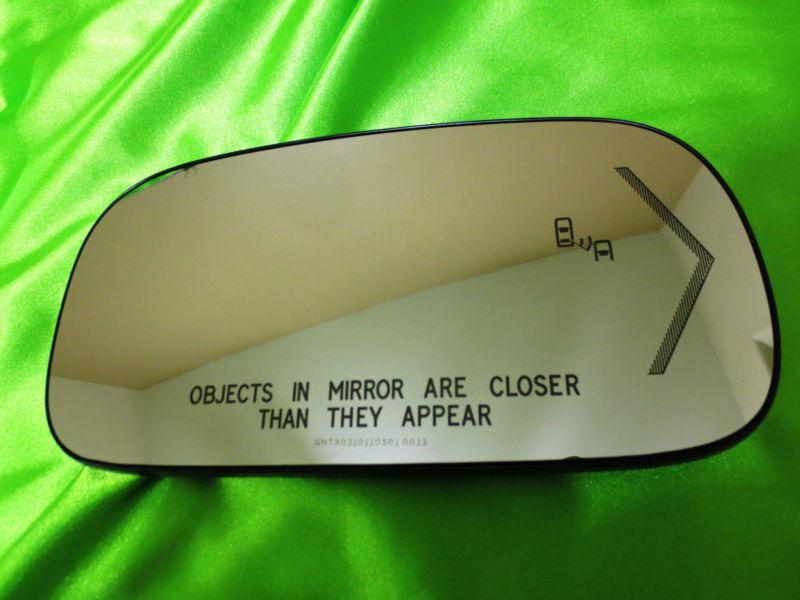 09 10 11 cadillac dts right mirror glass blind spot auto dim signal heat j4-6