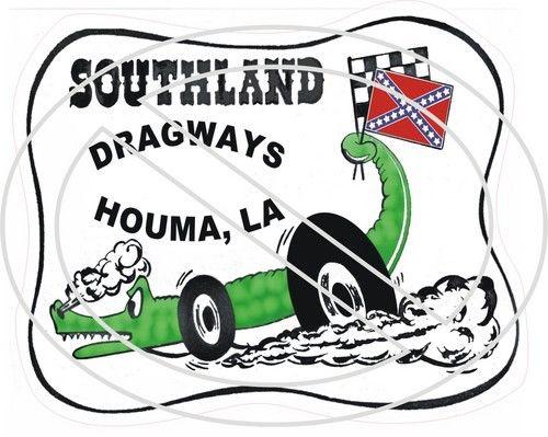 Southland dragways - nostalgic and vintage decal / sticker 
