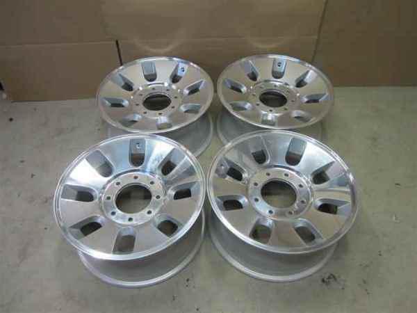 08-10 ford pickup f250sd set of 18" aluminum wheel rims