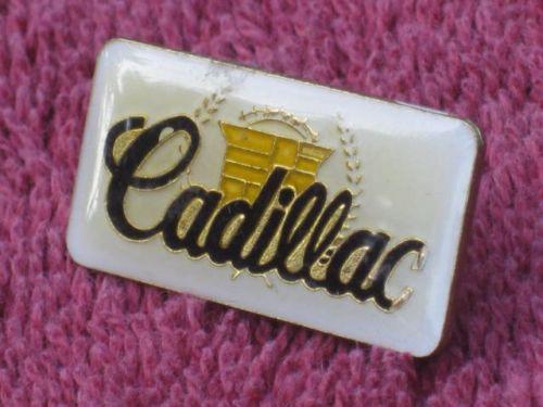 Cadillac hat lapel pin with classic cadillac crest emblem badge & backing