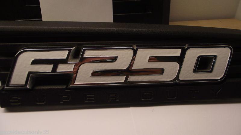 Ford f250 emblem overlay decal 2011 2012 2013  need repair or change the look!!