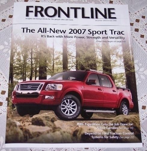 2006 ford mustang harley davidson super duty 2007 sport trac literature brochure