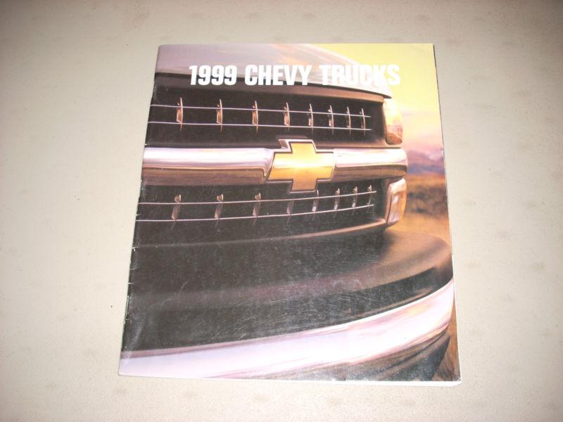 1999 chevy chevrolet truck factory brochure