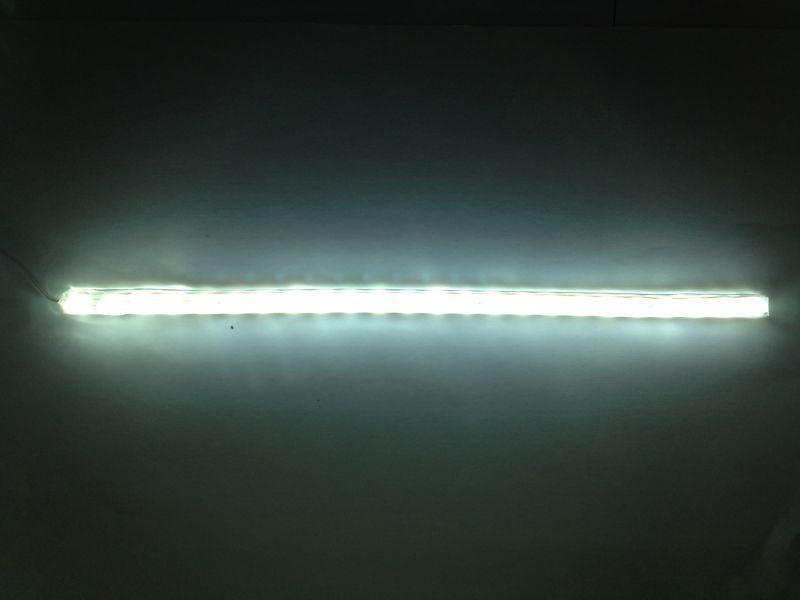 2x24cm side shine waterproof led flexible neon strip light for car/truck white 