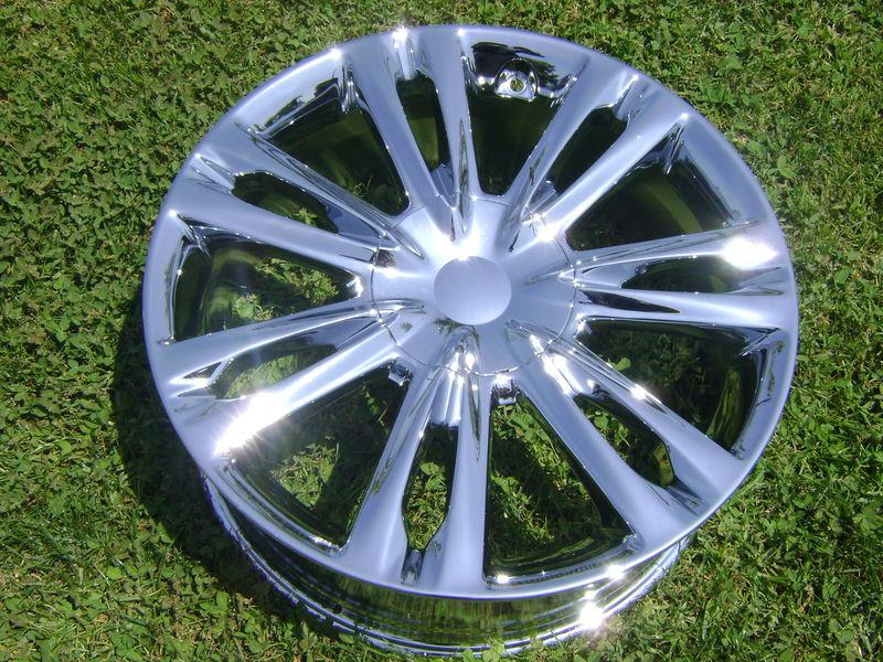 4-18" oem hyundai genesis sedan chrome wheels/rims-exchange