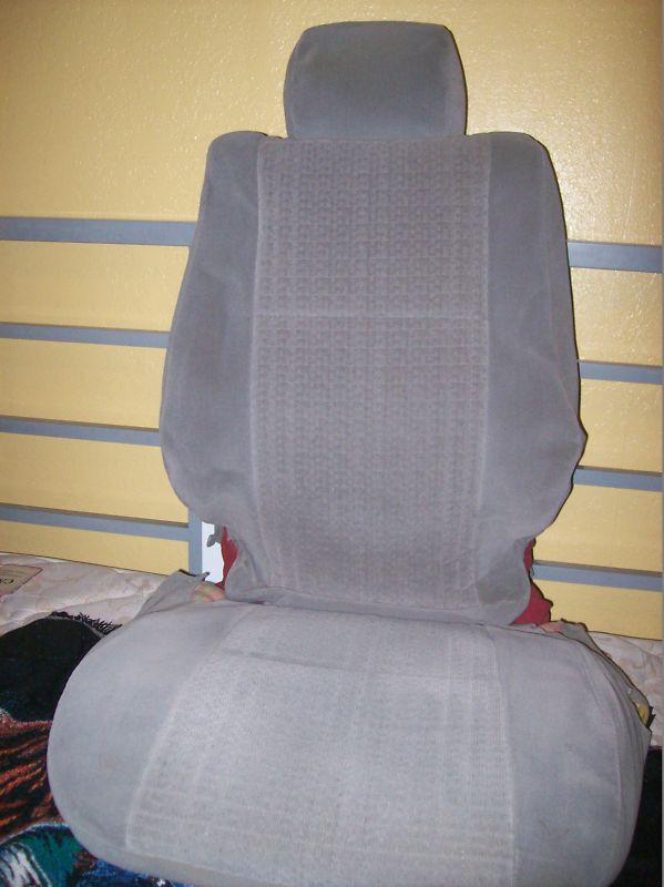 2008 toyota tundra graphite/grey double cab factory flat fabric  seat covers!!