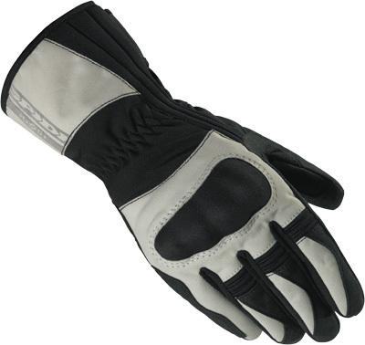 New spidi voyager womens waterproof gloves, black/ice, small/sm