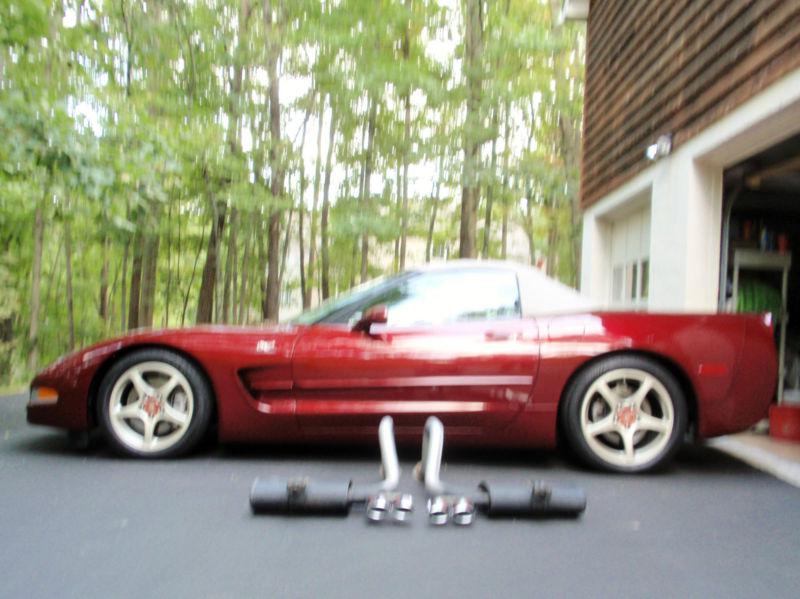  1997-2004 corvette c5 oem cat back exhaust system
