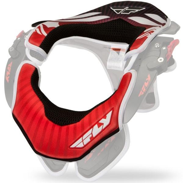 Fly racing valor neck brace replacement pad kit red/black