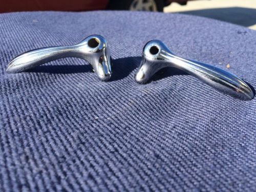 1940 ford standard deluxe coupe / mercury nos vent window crank handle pair