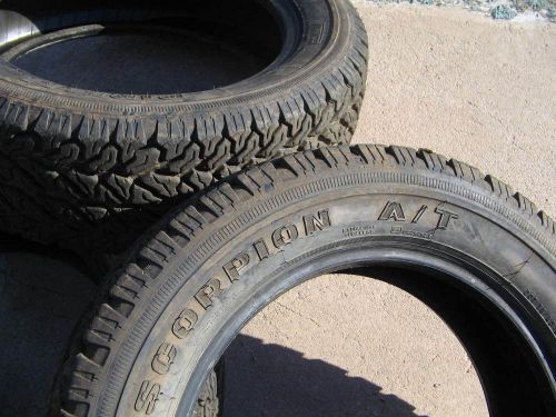 Pirelli scorpion a/t 235/60r18 tire 3 tires used all three one price