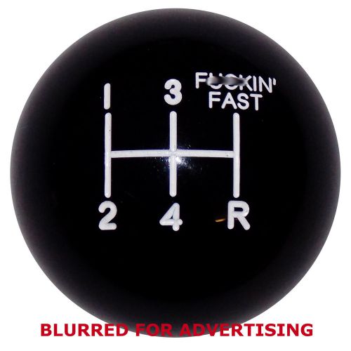 F-in fast 5 speed black shift knob 3/8-16 thread u.s. made