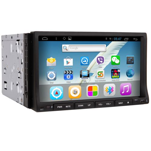 7 inch android car stereo in dash dvd player ipod eq subwoofer bt radio gps wifi