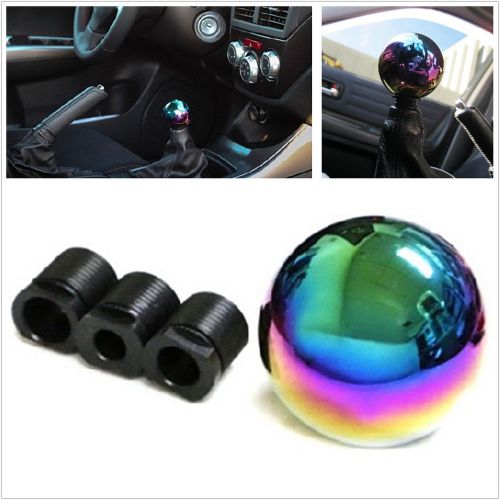 Colorful universal car suv manual transmission ball gear shift knob handle stick
