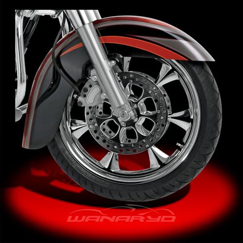 6.5" custom replacement front fender for 94-11 harley flh touring