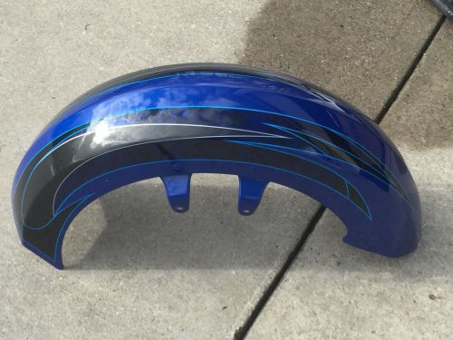 Victory front fender blue w/graphic cross country (all options)