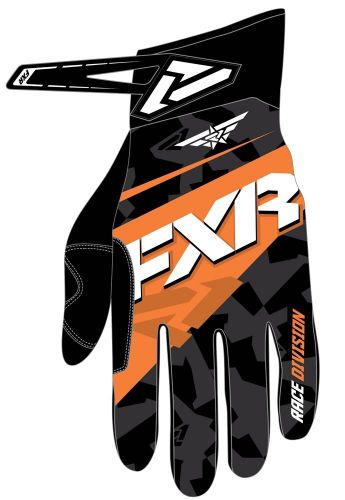 Fxr x cross 2016 snow gloves black/orange