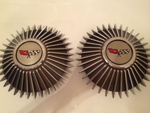 1982 corvette collector edition aluminum wheel center caps