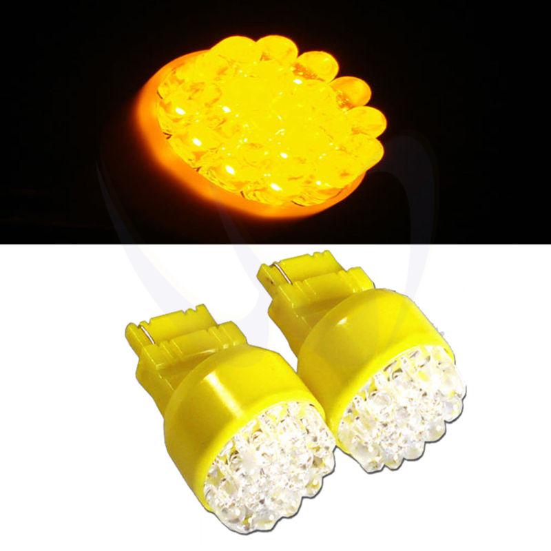 Super yellow 19-led bulbs for backup reverse light 3156 3056 x2 bulbs 11586