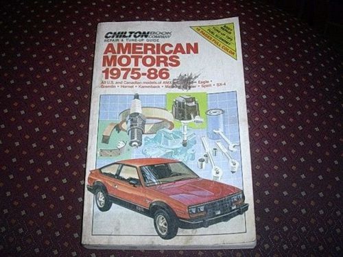 American motors chilton repair and tuneup guide used 1975-1986