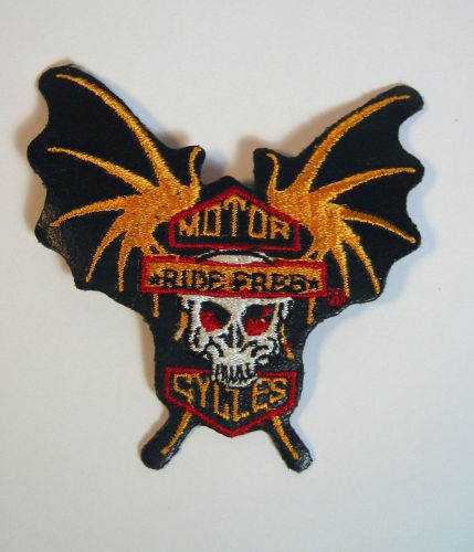 2 biker motorcycle patch embelishment (2 patches)