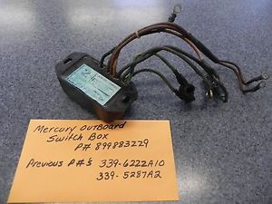 Mercury outboard switch box p# 899883229 or 339-6222a10 or 339-5287a2