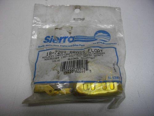 Sierra 18-7201 brass carburetor float mercruiser 1397-3327 omc 383087 983871