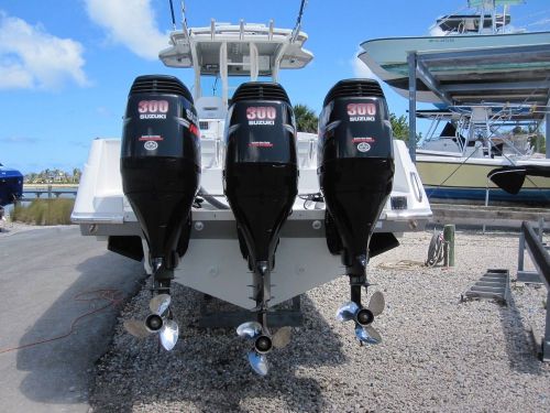 Twin suzuki df300 300+hp 25&#034; pair outboard engines run excellent no reserve!
