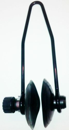 Metal boat motor flush hose adapter black