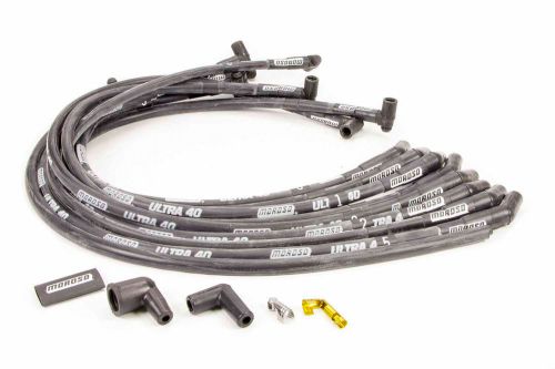 Moroso ultra 40 spark plug wire set spiral core 8.65 mm black sbf p/n 73822